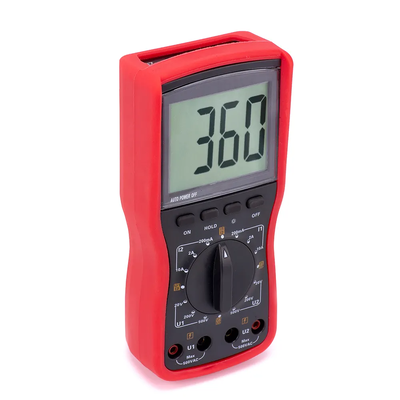 Handheld Dual Clamp Digital Phase Voltammeter, 500V 10A Power Parameter Tester