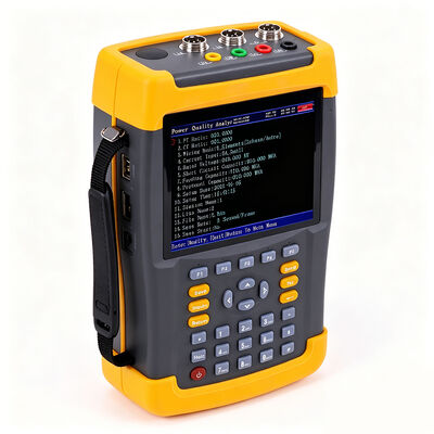 Handheld Power Quality & Energy Analyzer for 3-Phase Systems, Harmonics, Power Factor & Load Analysis