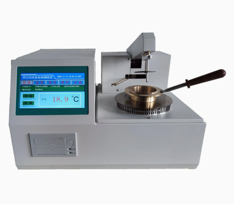 Automatic Open Cup Flash Point Tester Touch Screen High Precision Petroleum Oil Flash Point Measuring Equipment