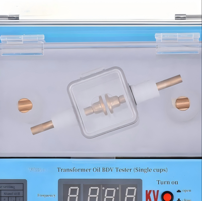 Portable Automatic Single Cup Insulating Oil Breakdown Voltage BDV Dielectric Strength Tester