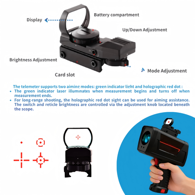 MY-107 Handheld Laser Methane Telemeter, 150m Long Distance CH4 Leak Detector