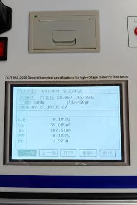 MY-108 Automatic Frequency Conversion Anti-interference 10kV Transformer Dielectric Loss Tester Tan Delta Test Equipment for CVT Capacitor