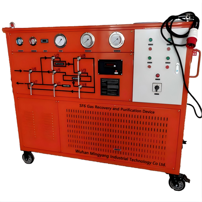 MY-115 SF6 Gas Recovery and Purification Unit, SF6 Gas Recycling Refilled Device for HV Switchgear Maintenance
