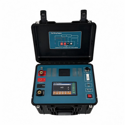High Current Loop Resistance Tester, Micro Ohmmeter for HV Circuit Breaker Contact Resistance Test, Switch Contact Resistance Meter