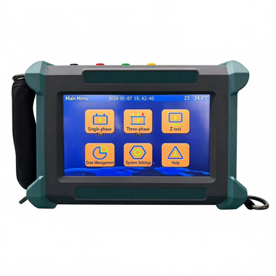 Handheld Transformer Turns Ratio Tester, Automatic TTR Meter for Single / Three Phase / Z-Type Transformer