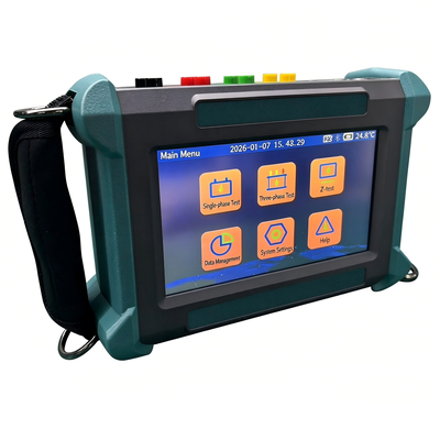 Handheld Transformer Turns Ratio Tester, Automatic TTR Meter for Single / Three Phase / Z-Type Transformer