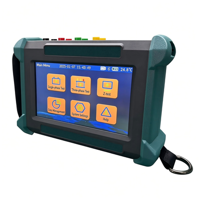 Handheld Transformer Turns Ratio Tester, Automatic TTR Meter for Single / Three Phase / Z-Type Transformer