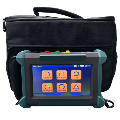 Handheld Transformer Turns Ratio Tester, Automatic TTR Meter for Single / Three Phase / Z-Type Transformer