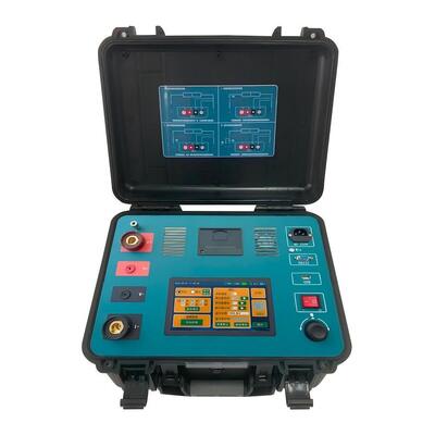 400A Portable Loop Resistance Tester, Battery Operated Contact Resistance Micro Ohmmeter
