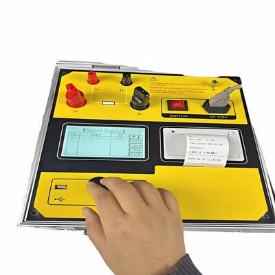 Portable 200A Circuit Breaker Loop Resistance Tester With Printer