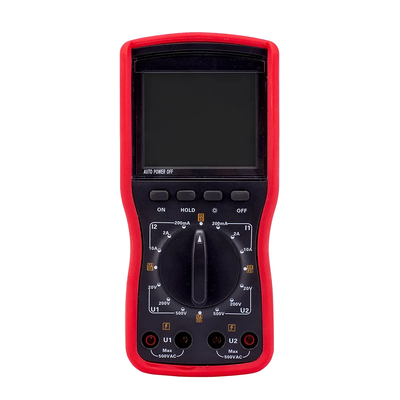 Handheld Dual Clamp Digital Phase Voltammeter, 500V 10A Power Parameter Tester