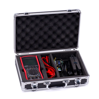 Handheld Dual Clamp Digital Phase Voltammeter, 500V 10A Power Parameter Tester