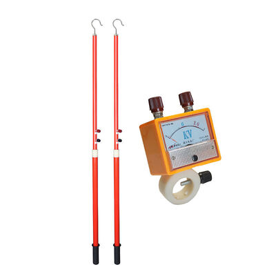 Portable 10kV Line Phasing Tester With Insulated Sticks For Live Power Line Test