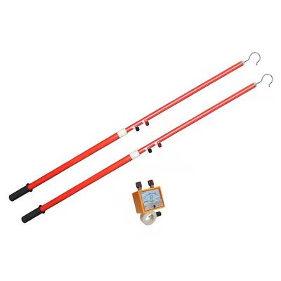 Portable 10kV Line Phasing Tester With Insulated Sticks For Live Power Line Test