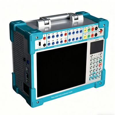 3 Phase Protection Relay Tester, 0~120A Current Injection with High Precision