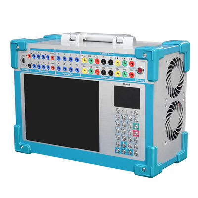 6 Phase Microcomputer Relay Protection Tester, 0.2% Accuracy with 2 Years Warranty