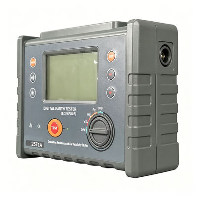 0.5% Accuracy Ground Resistance Tester with 1-1999μΩ Range and LCD Display