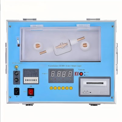 Portable Automatic Single Cup Insulating Oil Breakdown Voltage BDV Dielectric Strength Tester