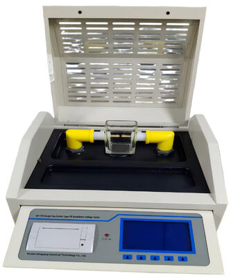 MY-103 Single Cup Button Type 80kV Automatic Transformer Insulating Oil BDV Tester