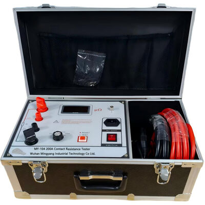 MY-104 200A Digital HV Switch Loop Resistance Test Kit High Anti-interference Contact Resistance Measuring Instrument