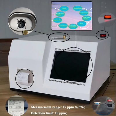 MY-112 Total Sulfur Analyzer Diesel Fuel Oil Sulfur Content Testing Equipment for Laboratory