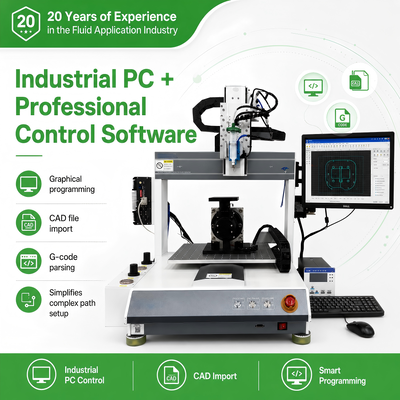 MY-114 Automatic CCD Visual Three Axis Desktop Glue Dispensing Robot High Precision Visual Programming Dispenser Machine
