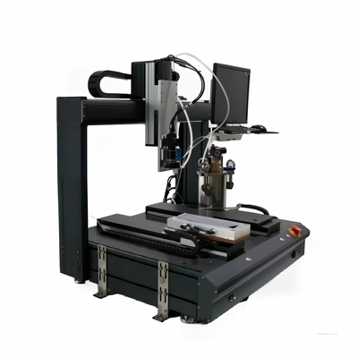 MY-114 Automatic CCD Visual Three Axis Desktop Glue Dispensing Robot High Precision Visual Programming Dispenser Machine