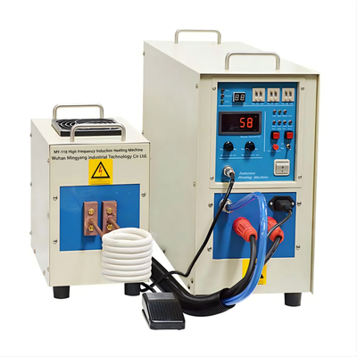 MY-118 15KW Split Type High Frequency Induction Heating Machine, 30-80KHz Timer Controlled Desktop Induction Heater
