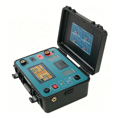 400A Portable Loop Resistance Tester, Battery Operated Contact Resistance Micro Ohmmeter
