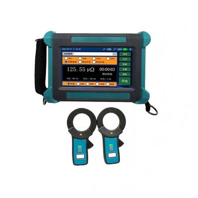 MY-5203S Handheld Contact Resistance Tester, 200A Portable Micro Ohmmeter for Circuit Breaker
