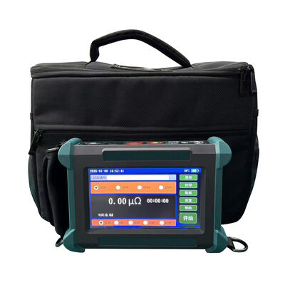 MY-5201AS 50A-200A Handheld Contact Resistance Tester, Portable High Current Micro Ohm Meter with Touch Screen, Data Storage & Printing for Circuit Breaker & Busbar Test
