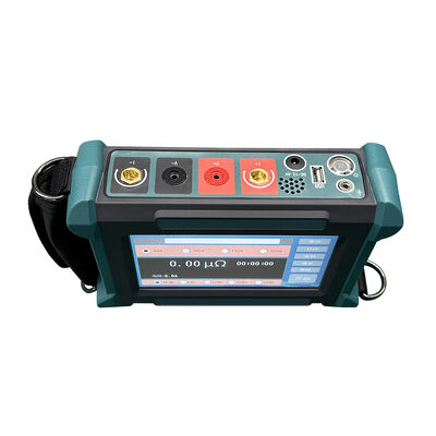 MY-5201AS 50A-200A Handheld Contact Resistance Tester, Portable High Current Micro Ohm Meter with Touch Screen, Data Storage & Printing for Circuit Breaker & Busbar Test
