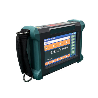 MY-5201AS 50A-200A Handheld Contact Resistance Tester, Portable High Current Micro Ohm Meter with Touch Screen, Data Storage & Printing for Circuit Breaker & Busbar Test
