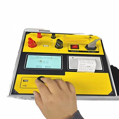 Portable 200A Circuit Breaker Loop Resistance Tester With Printer
